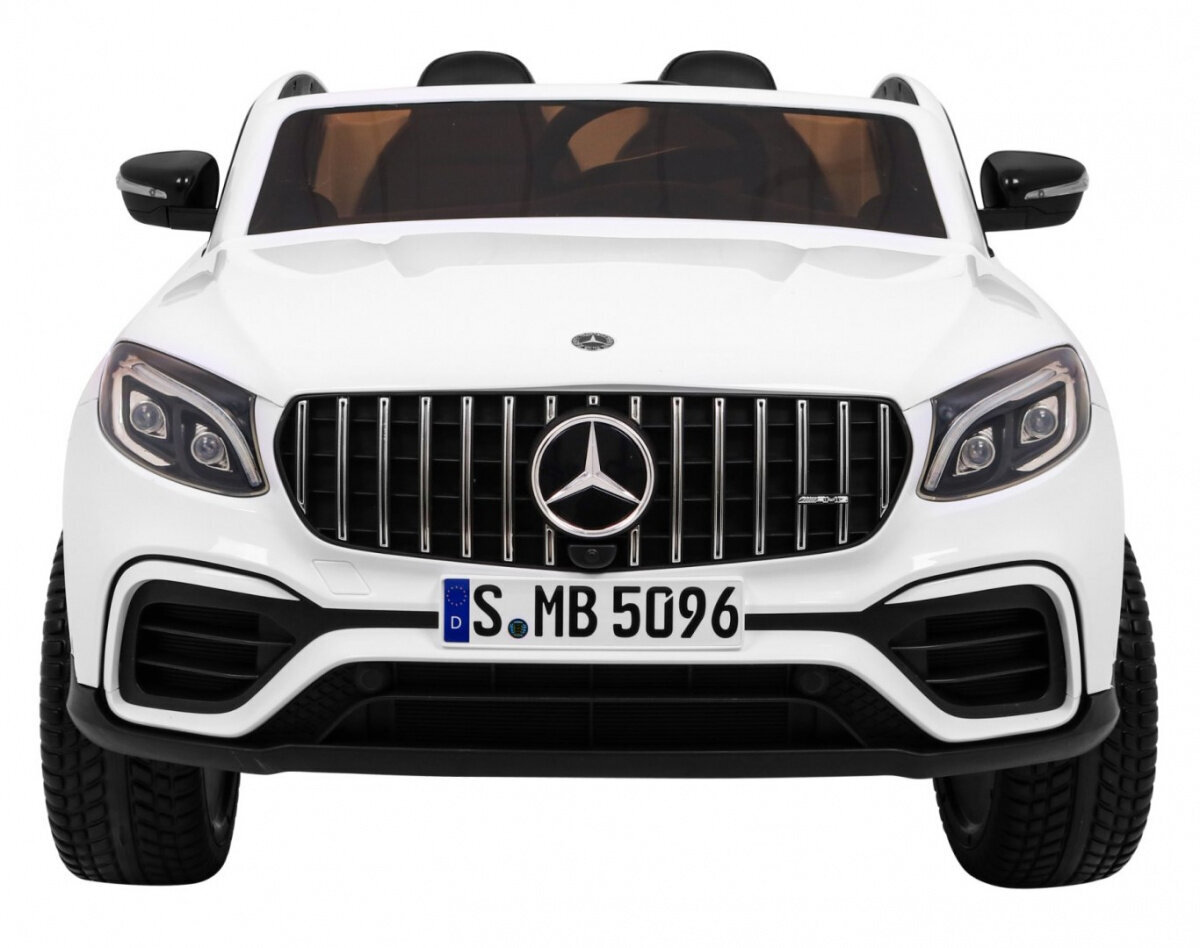 Mercedes Benz GLC 63S ühekohaline elektriauto, valge hind ja info | Laste elektriautod | kaup24.ee