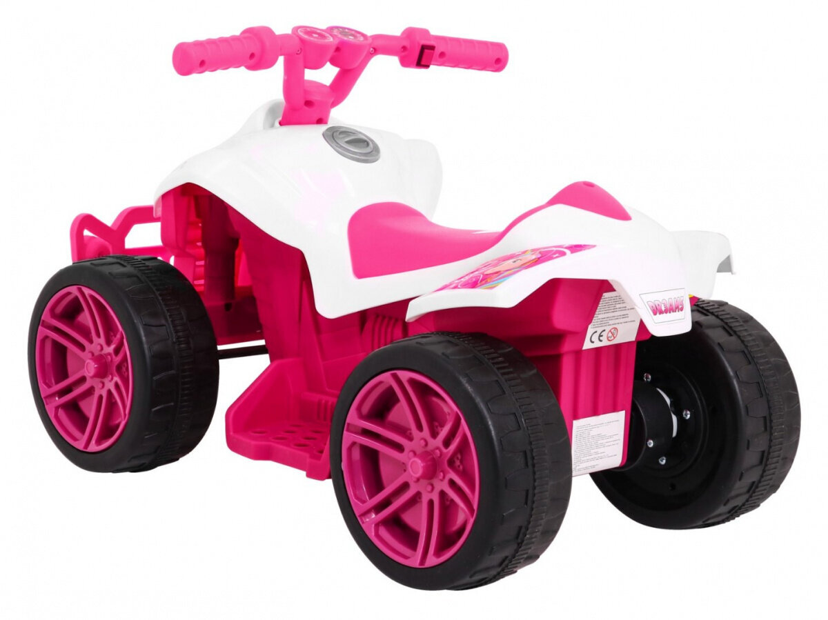 Little Monster elektriline Quad Bike lastele, roosa hind ja info | Laste elektriautod | kaup24.ee