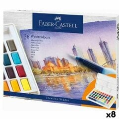 Akvarellvärvide komplekt Faber-Castell Creative Studio 8 Ühikut цена и информация | Принадлежности для рисования, лепки | kaup24.ee
