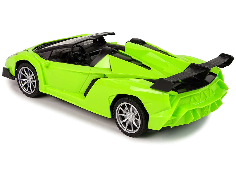 Kaugjuhitav sportauto, roheline hind ja info | Poiste mänguasjad | kaup24.ee