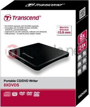 Transcend TS8XDVDS-K цена и информация | Optilised seadmed | kaup24.ee