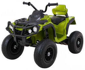 Quad ATV täispuhutavate rehvidega, roheline hind ja info | Laste elektriautod | kaup24.ee