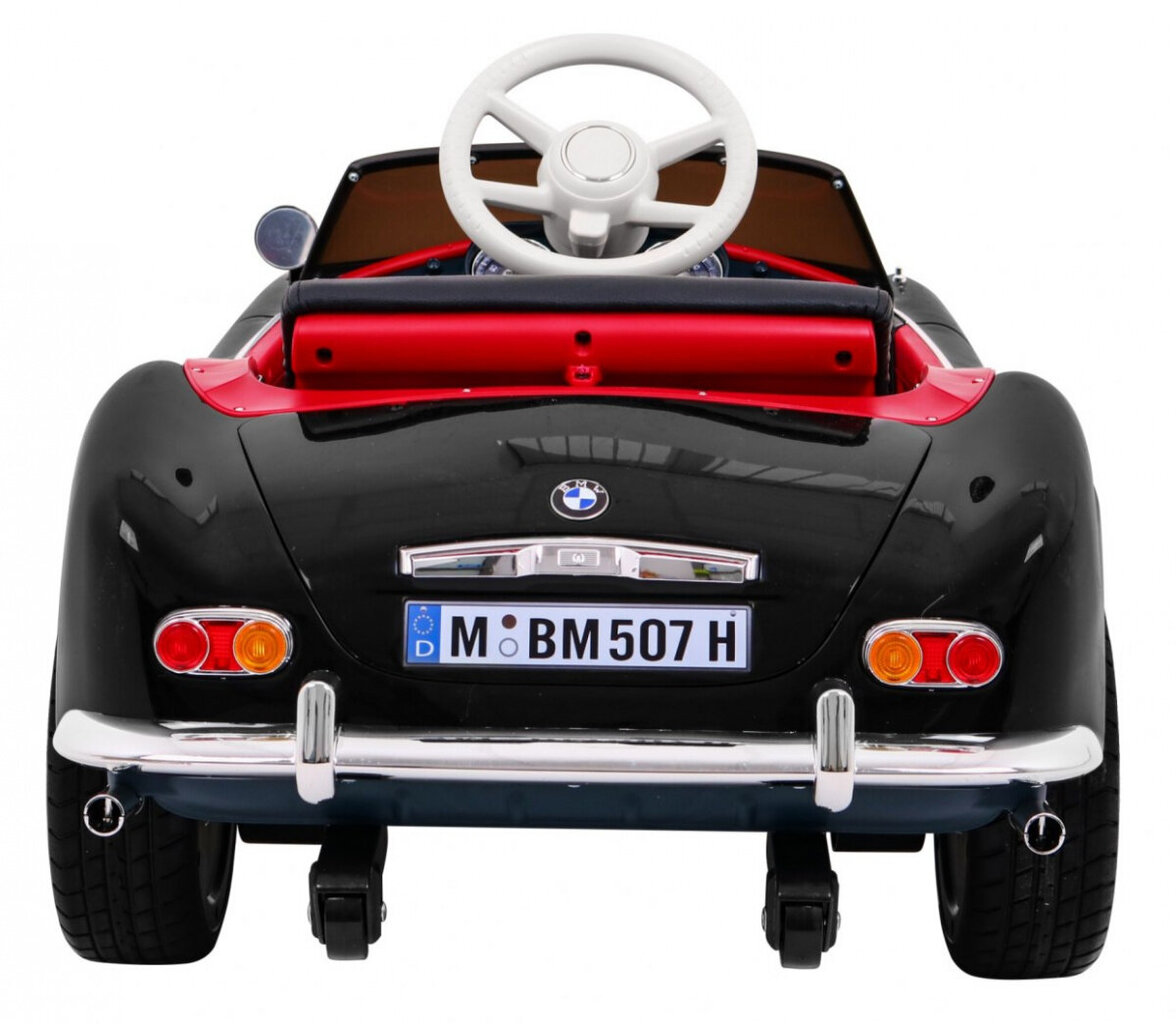 BMW 507 Retro ühekohaline elektriauto, must hind ja info | Laste elektriautod | kaup24.ee