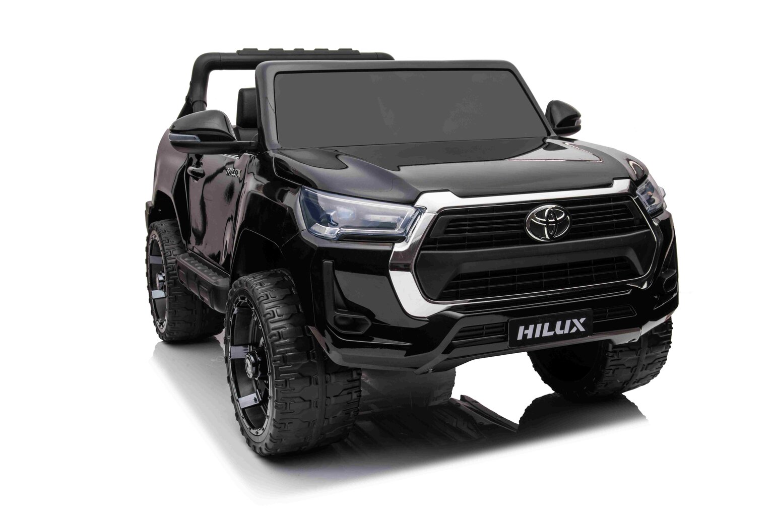 Toyota Hilux ühekohaline elektriauto, must hind ja info | Laste elektriautod | kaup24.ee