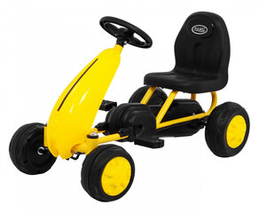 Картингинг Gokart, желтый цена и информация | Развивающий мелкую моторику - кинетический песок KeyCraft NV215 (80 г) детям от 3+ лет, бежевый | kaup24.ee