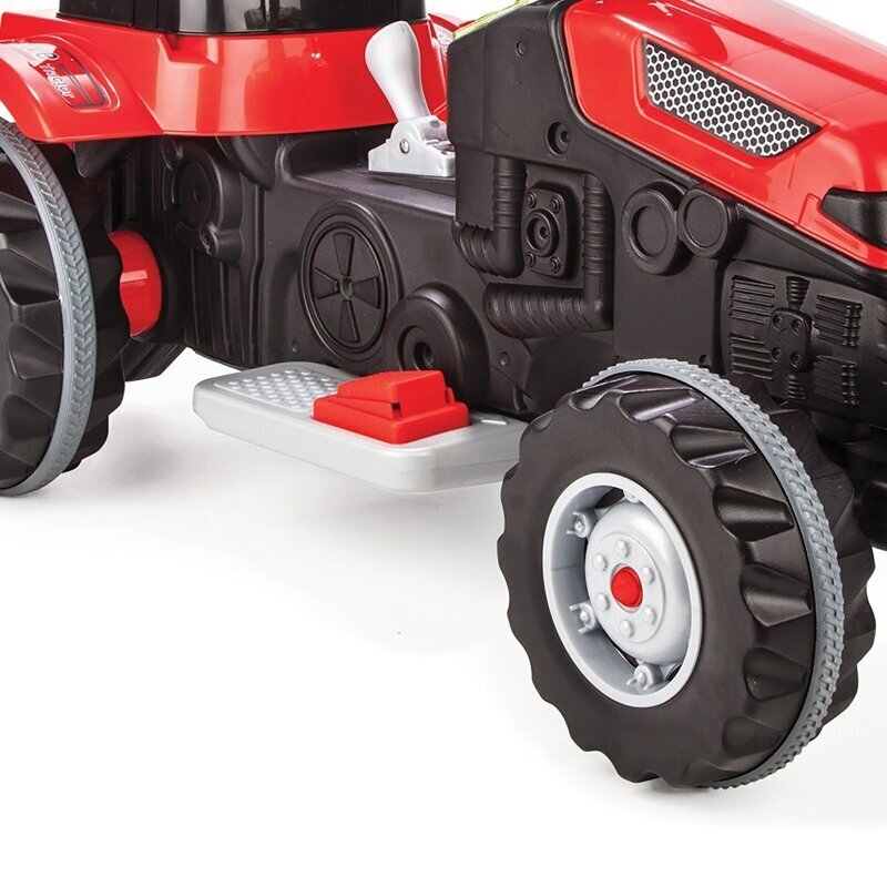 Woopie Farmer PowerTrac akutraktor, punane hind ja info | Laste elektriautod | kaup24.ee