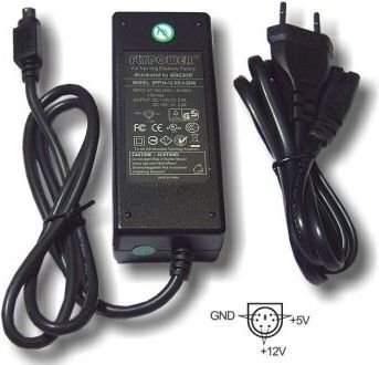 Aixcase Power adapter for 3.5" and 5" drives (AIX-PS34-6PIN) hind ja info | Komponentide tarvikud | kaup24.ee