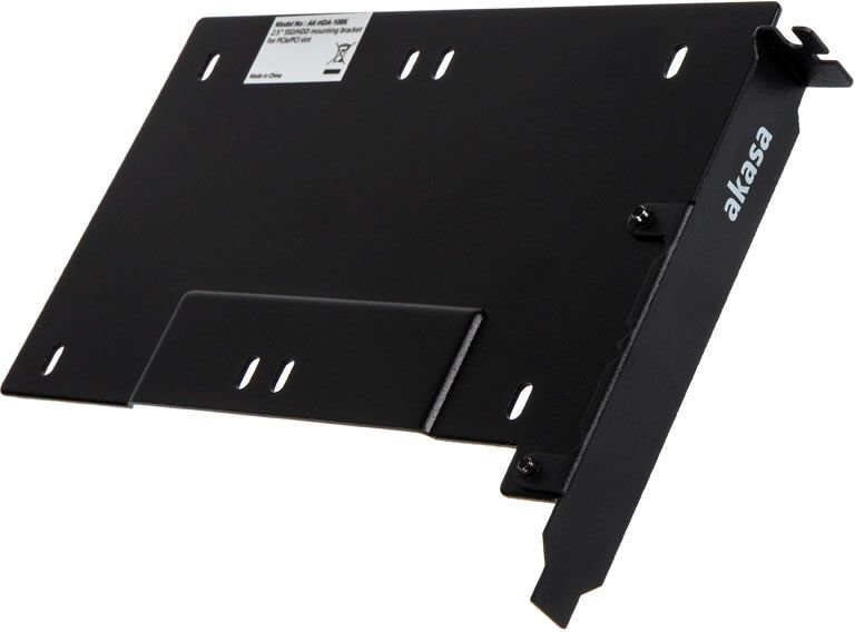 Akasa 2.5" SSD/HDD mounting bracket for PCIe/PCI slot (AK-HDA-10BK) цена и информация | Komponentide tarvikud | kaup24.ee