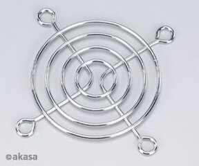 Akasa Fan cover chrome-plated, 60mm (MG-06) цена и информация | Аксессуары для компонентов | kaup24.ee