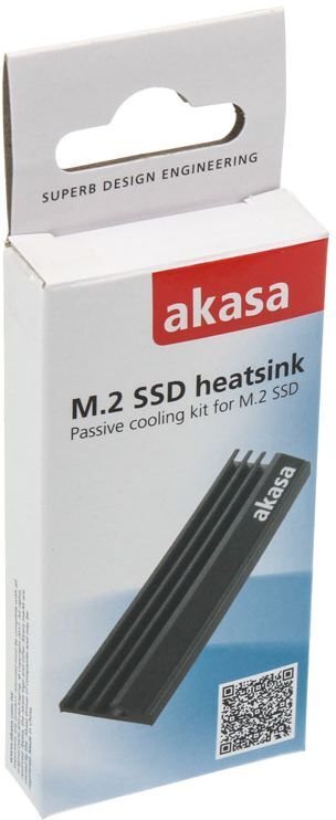 Akasa Heat Sink for M.2 SSD (A-M2HS01-BK) hind ja info | Komponentide tarvikud | kaup24.ee