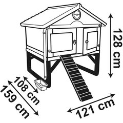 Smoby Cluck Chicken Coop hind ja info | Mänguväljakud, mängumajad | kaup24.ee