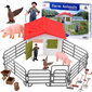 Talukomplekt loomade ja talunikuga hind ja info | Poiste mänguasjad | kaup24.ee