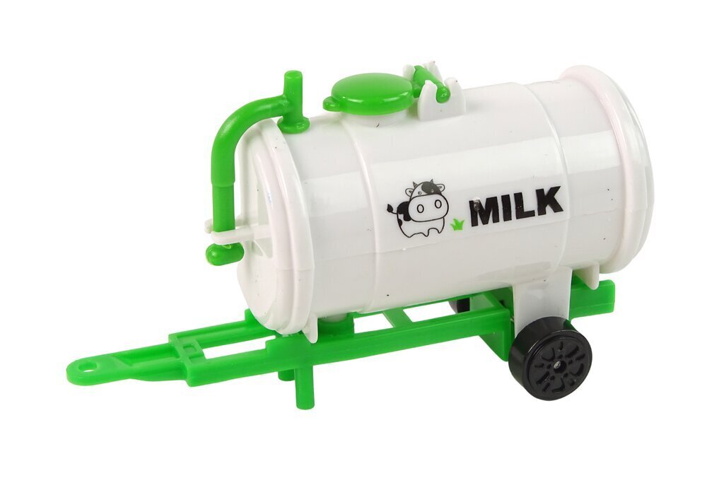 Traktor koos piimatankeri ja lehmaga цена и информация | Poiste mänguasjad | kaup24.ee