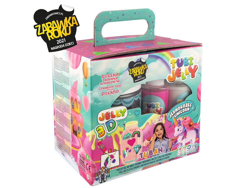 Tubi Jelly Unicorn by Tuban, 6tk. hind ja info | Arendavad mänguasjad | kaup24.ee