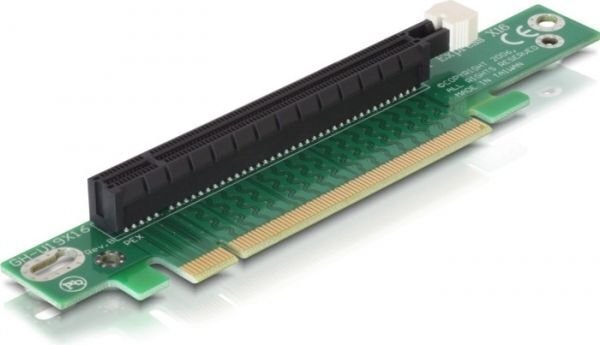Delock Riser Card PCI Express x16 > x16 90° left angled (89105) hind ja info | Komponentide tarvikud | kaup24.ee