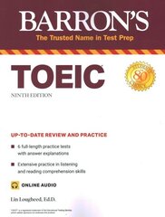 TOEIC (with online audio) Ninth Edition цена и информация | Энциклопедии, справочники | kaup24.ee