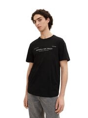Tom Tailor мужская футболка 1035581*29999, черный 4065869822312 цена и информация | Мужские футболки | kaup24.ee