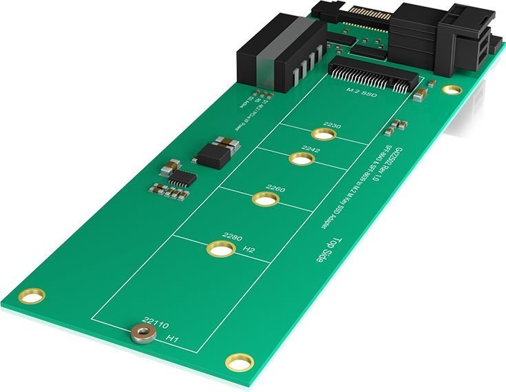 Icy Box Converter M.2 SSD - U.2 (60128) hind ja info | Komponentide tarvikud | kaup24.ee