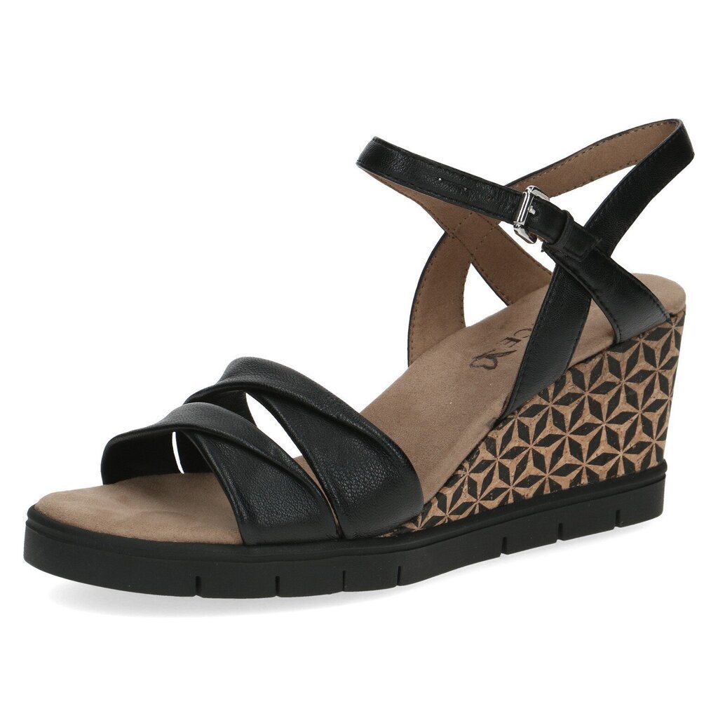 Naiste sandaalid Caprice, must hind ja info | Naiste sandaalid | kaup24.ee