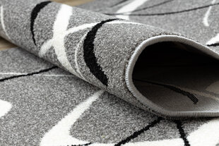 Rugsx ковровая дорожка Silver Choco, серая, 80 см цена и информация | Ковры | kaup24.ee