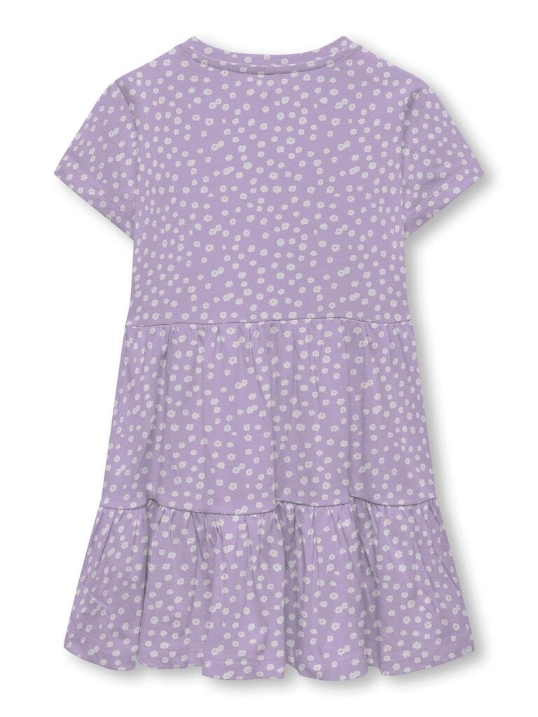 Laste kleit Only, lilla/valge hind ja info | Tüdrukute kleidid | kaup24.ee