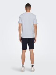ONLY & SONS мужская футболка  22025676*02, светло-серый 5715416168729 цена и информация | Мужские футболки | kaup24.ee
