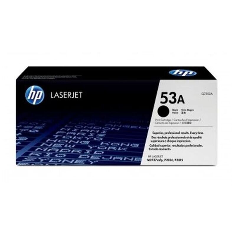 Originaalne Tooner HP Q7553A 53A Must hind ja info | Tindiprinteri kassetid | kaup24.ee