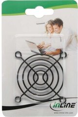 InLine Fan Grill Metal 60x60mm, Black (33376X) hind ja info | Komponentide tarvikud | kaup24.ee