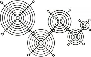 InLine решетка вентилятора металлическая 80x80 мм, черная (33378X) цена и информация | Аксессуары для компонентов | kaup24.ee