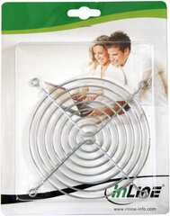 InLine Fan Grill Metal chrome plated 140x140mm (33372C) hind ja info | Komponentide tarvikud | kaup24.ee