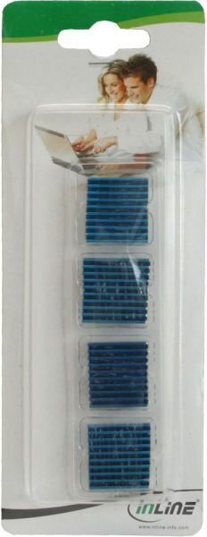 InLine RAM Heat Sink self-adhesive cooling fins 4pcs, Blue (33955H) hind ja info | Komponentide tarvikud | kaup24.ee