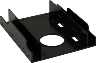 LC-Power Drive bay adapter for HDD or SSD: 3.5" to 2x 2.5" (LC-ADA-35-225) hind ja info | Komponentide tarvikud | kaup24.ee