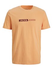 Meeste T-särk Jack & Jones, virsik/pump hind ja info | Meeste T-särgid | kaup24.ee