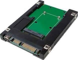 LogiLink Adapter mSATA SSD to 2.5&quot; SATA (UA0223) hind ja info | Komponentide tarvikud | kaup24.ee