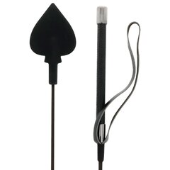 DARKNESS  RIDING CROP BLACK SILICONE цена и информация | БДСМ и фетиш | kaup24.ee