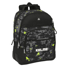 Школьный рюкзак Kelme Jungle, чёрный, серый, лимонный цена и информация | Школьные рюкзаки, спортивные сумки | kaup24.ee