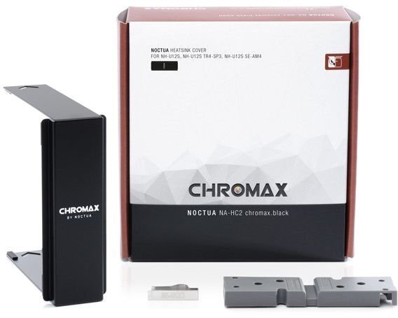 Noctua chromax.Black heatsink Cover (NA-HC2) hind ja info | Komponentide tarvikud | kaup24.ee