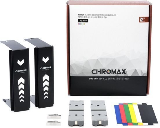 Noctua chromax.Black.swap heatsink Covers (NA-HC3) цена и информация | Komponentide tarvikud | kaup24.ee