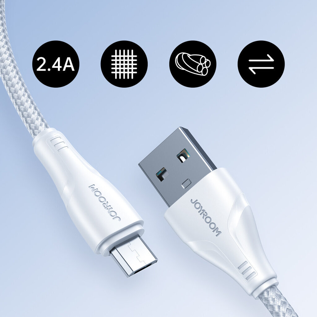 Joyroom S-UM018A11, USB - micro USB, 1.2 m hind ja info | Mobiiltelefonide kaablid | kaup24.ee