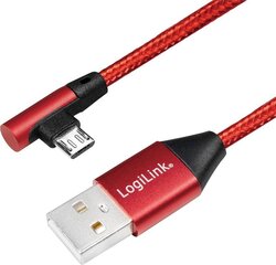 LogiLink CU0149, USB 2.0 - micro-USB, 0,3 м цена и информация | Кабели для телефонов | kaup24.ee