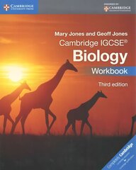 Cambridge IGCSE (R) Biology Workbook 3rd Revised edition, Cambridge IGCSE (R) Biology Workbook hind ja info | Noortekirjandus | kaup24.ee