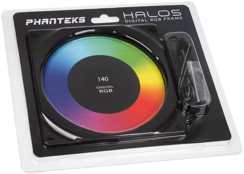 PHANTEKS Illuminated frame for 140mm RGB fan (PH-FF140DRGBP_BK01) hind ja info | Komponentide tarvikud | kaup24.ee