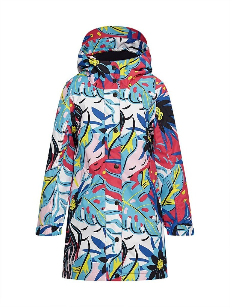 Laste parka Huppa 140g Janelle 1 12360114*34063, fuksia/sinine 4741632145511 hind ja info | Tüdrukute joped ja mantlid | kaup24.ee