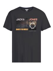 Jack & Jones детская футболка 12234450*02, черный 5715368821482 цена и информация | Рубашки для мальчиков | kaup24.ee
