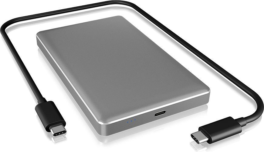 RaidSonic IcyBox 2.5" external HDD/SSD external enclosure (IB-245-C31-G) цена и информация | Komponentide tarvikud | kaup24.ee