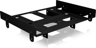 RaidSonic IcyBox internal 5.25'' mounting frame for 2.5" SSD/HDD disk (IB-AC652) hind ja info | Komponentide tarvikud | kaup24.ee