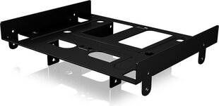 RaidSonic IcyBox internal 5.25'' mounting frame for 2.5" SSD/HDD disk (IB-AC652) hind ja info | Komponentide tarvikud | kaup24.ee