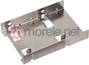 SilverStone Single 3.5" Bay Converter to 2 x 2.5" Bays (SST-SDP08) цена и информация | Аксессуары для компонентов | kaup24.ee