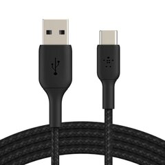 Belkin CAB002bt3MBK, USB-C/USB-A, 3m hind ja info | Mobiiltelefonide kaablid | kaup24.ee