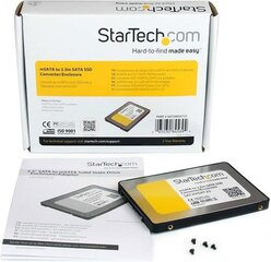 StarTech 2.5" SATA to Mini SATA SSD Adapter Enclosure (SAT2MSAT25) цена и информация | Аксессуары для компонентов | kaup24.ee